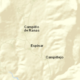 Campillo de Ranas Street Map