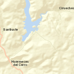 Huérmeces del Cerro Street Map