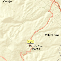 Valdehorna Street Map