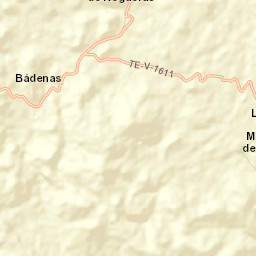 Bádenas Street Map