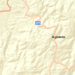 Aglientu Street Map