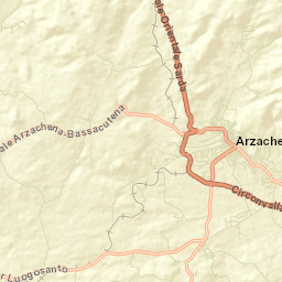 Arzachena Street Map