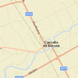 Cancello-Arnone Street Map