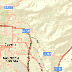 Caserta Street Map