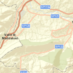 Sant'Agata de'Goti Street Map