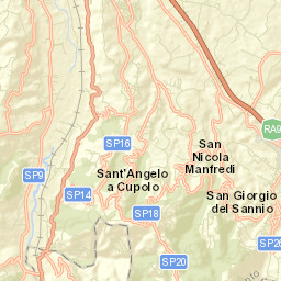 San Nicola Manfredi Street Map