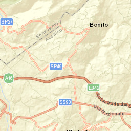 Passo di Mirabella-Pianopantano Street Map