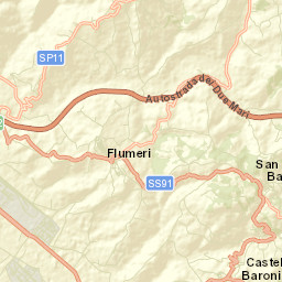 Flumeri Street Map