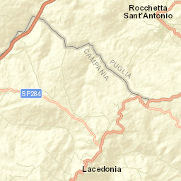 Lacedonia Street Map