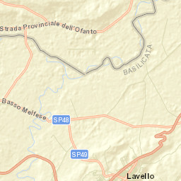 Lavello Street Map