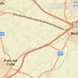 Modugno Street Map