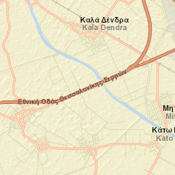 Kalá Déndra Street Map
