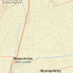 Kalós Agrós Street Map