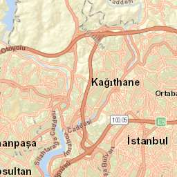 Kâğıthane Street Map