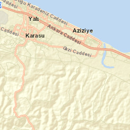 Karasu İlçesi Street Map