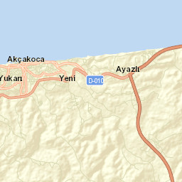 Akçakoca Street Map