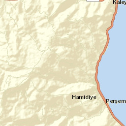 Perşembe Street Map