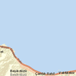 Beşikdüzü Street Map