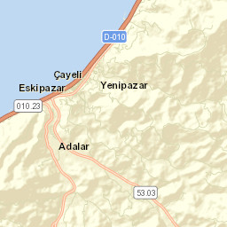 Çayeli Street Map