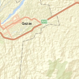 Qazax Street Map