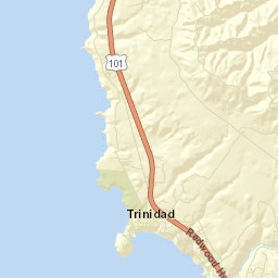 Trinidad California Street Map