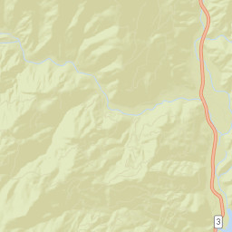 Coffee Creek California Street Map