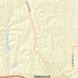 Glenwood Street Map