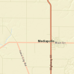 Mediapolis Street Map