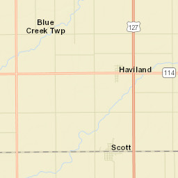 Scott Ohio Street Map