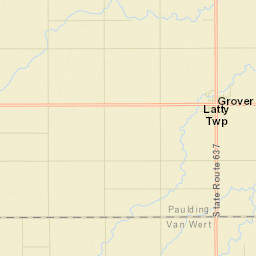 Grover Hill Ohio Street Map