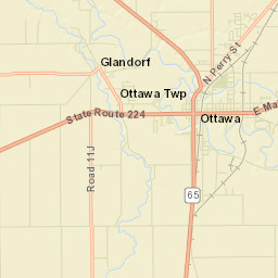Ottawa Ohio Street Map