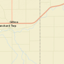 Gilboa Ohio Street Map