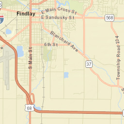 South Findlay Ohio Street Map