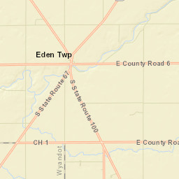 Melmore Ohio Street Map