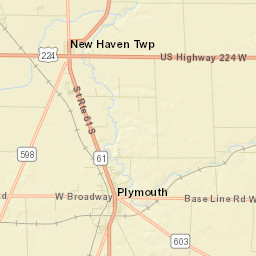 Plymouth Street Map