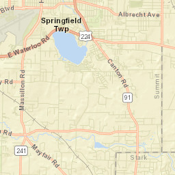 Sawyerwood Ohio Street Map