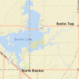 North Benton Station Ohio Street Map