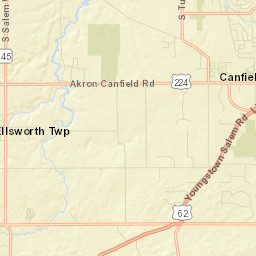 Toots Corners Ohio Street Map