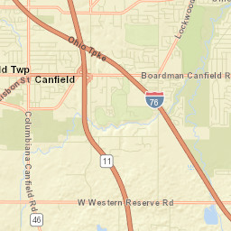 Starrs Corners Ohio Street Map