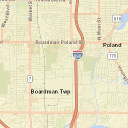 Woodworth Ohio Street Map