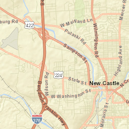 Lawrence County Street Map
