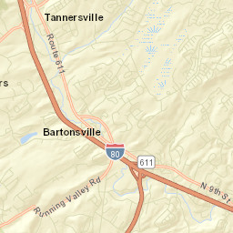 Penn Estates Street Map