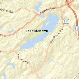 Lake Mohawk Street Map