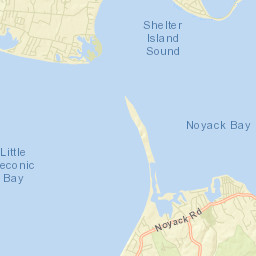 Noyack New York Street Map