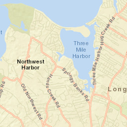 Springs New York Street Map