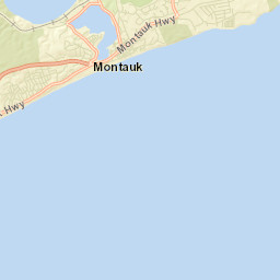 Montauk Beach New York Street Map