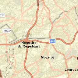 Nogueira da Regedoura Street Map