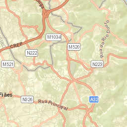 Lobão Street Map