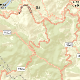 Castelo de Paiva Street Map