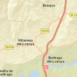 Villavieja del Lozoya Street Map